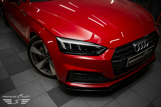 Audi A5 шумоизоляция и покраска фар